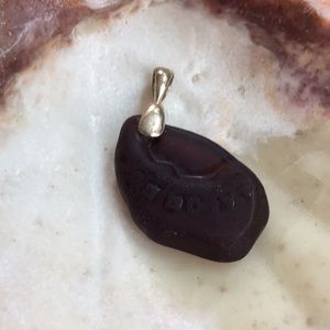 Purple Sea Glass Pendant